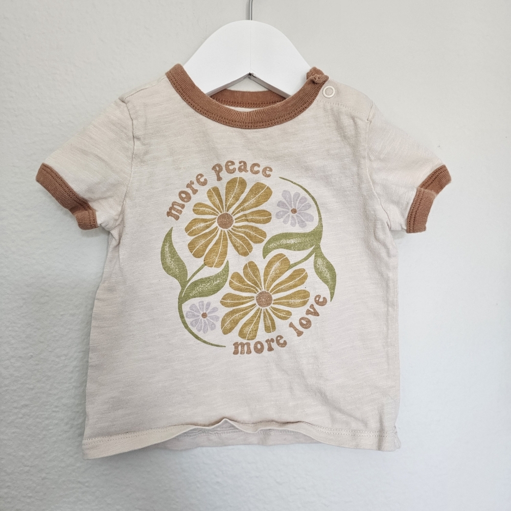 5/$15 Little Co Kids' Floral Graphic Tee, Size 6M